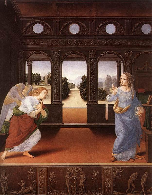 LORENZO DI CREDI Annunciation s6 oil painting image